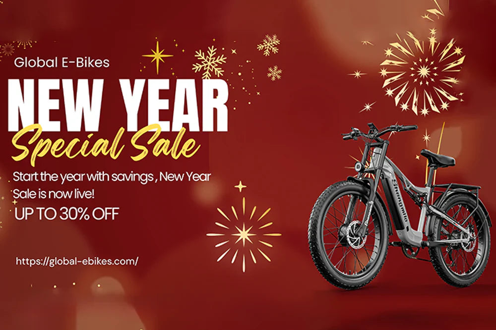 New Year, New Ride: Start 2026 with 30% Off All E-Bikes